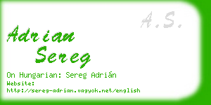 adrian sereg business card